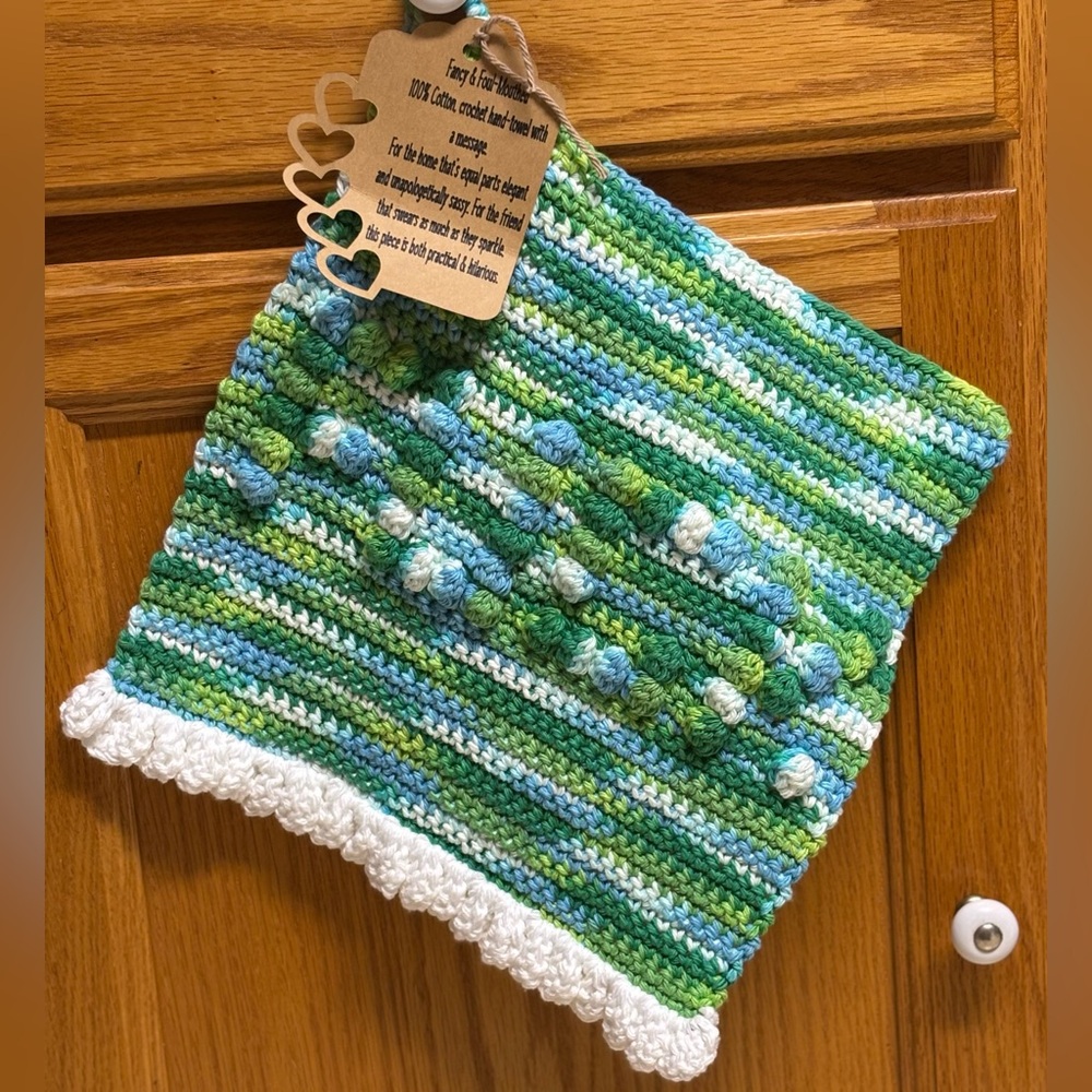 Handmade F*CK Cotton Handtowel